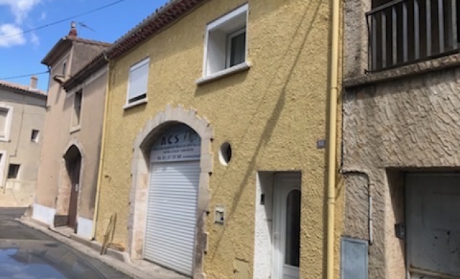 Rénovation d'une façade à la chaux en imitation pierre Vendargues, Lunel, La Façon d'Antoine