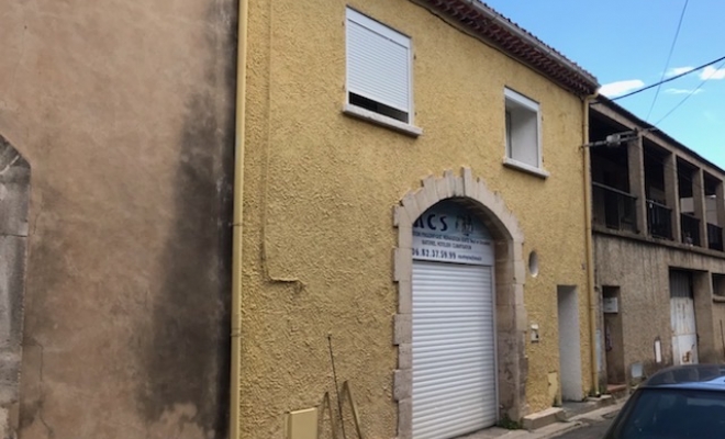 Rénovation d'une façade à la chaux en imitation pierre Vendargues, Lunel, La Façon d'Antoine