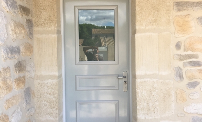 Réalisation d'une façade a la chaux semi pierre et torchi Alès, Lunel, La Façon d'Antoine