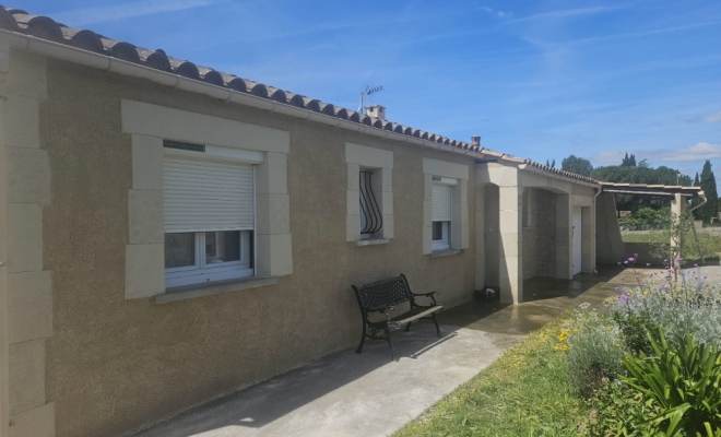 Rénovation d'une sublime façade dans la ville de Jacou, Lunel, La Façon d'Antoine